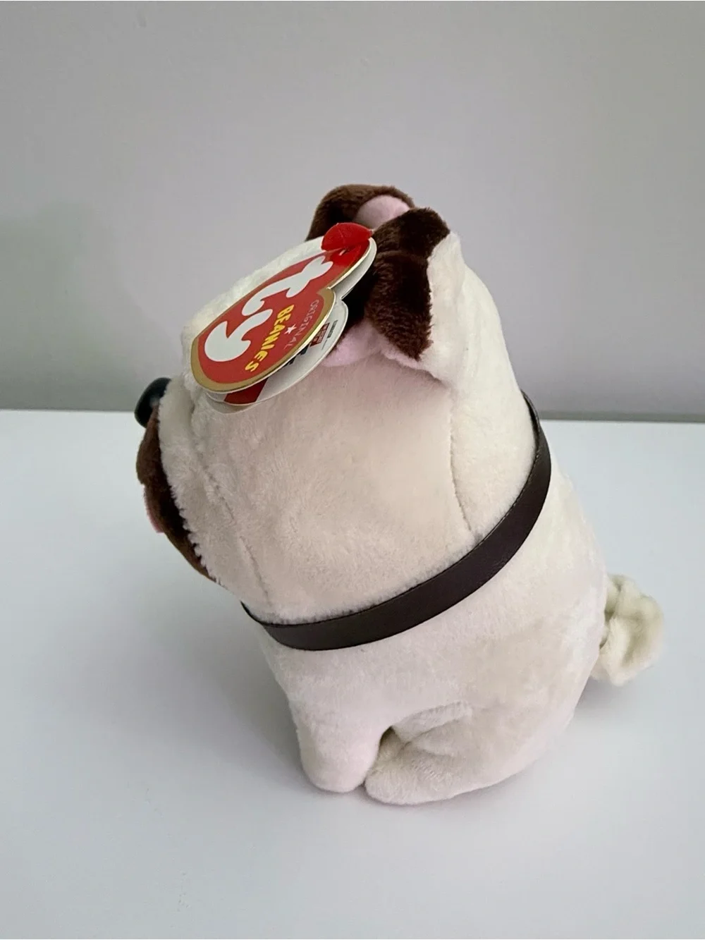 Ty Beanie Babies The Secret Life of Pets Mel Pug Dog Plush Stuffed Animal NWT